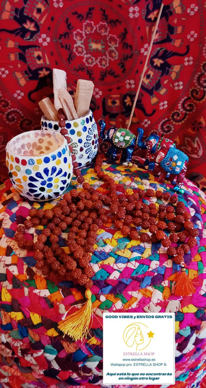 El Collar Mala Semilla Rudraksha es una pieza profundamente espiritual, ideal para quienes valoran la conexión interior y los accesorios con historia.ENVÍO GRATIS SIN PEDIDO MÍNIMO.