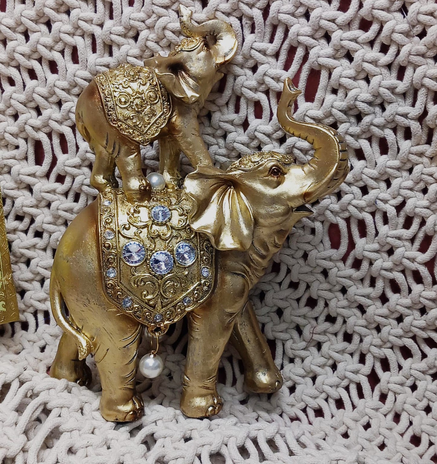 FIGURA TALISMÁN BIANA MAMÁ Y BEBÉ ELEFANTE CON FUERTE VALOR EMOCIONAL LLENO DE SIMBOLISMO Y ESPIRITUAL ENVÍO GRATIS SIN PEDIDO MÍNIMO.