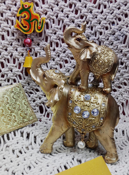 FIGURA TALISMÁN BIANA MAMÁ Y BEBÉ ELEFANTE CON FUERTE VALOR EMOCIONAL LLENO DE SIMBOLISMO Y ESPIRITUAL ENVÍO GRATIS SIN PEDIDO MÍNIMO.