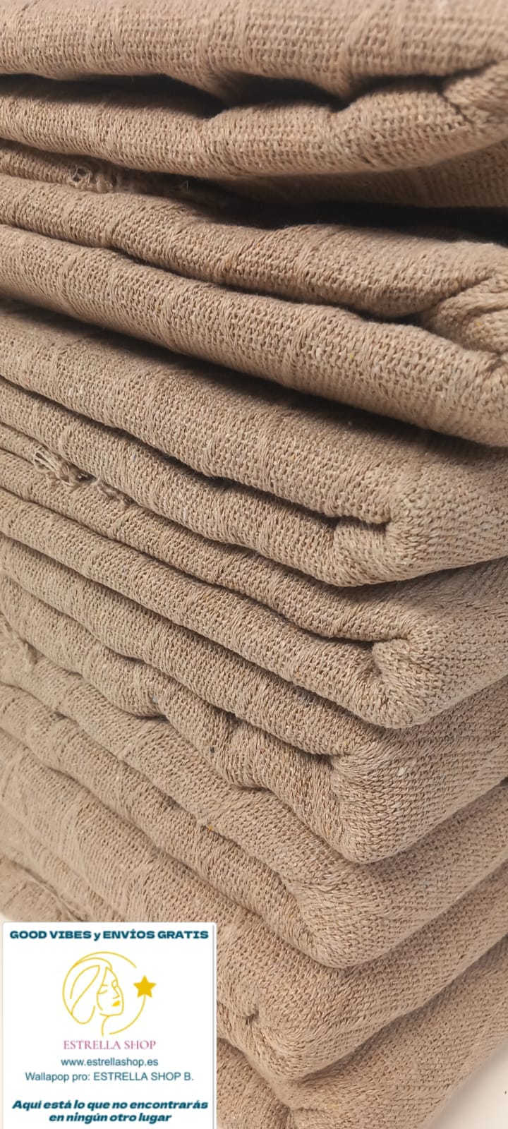 JARAPA CAMEL Y COLCHA MULTIUSOS 230X260 ALGODÓN 85% ES UN PRODUCTO ECOLÓGICO Y ARTESANAL.ENVÍO GRATIS SIN PEDIDO MÍNIMO.