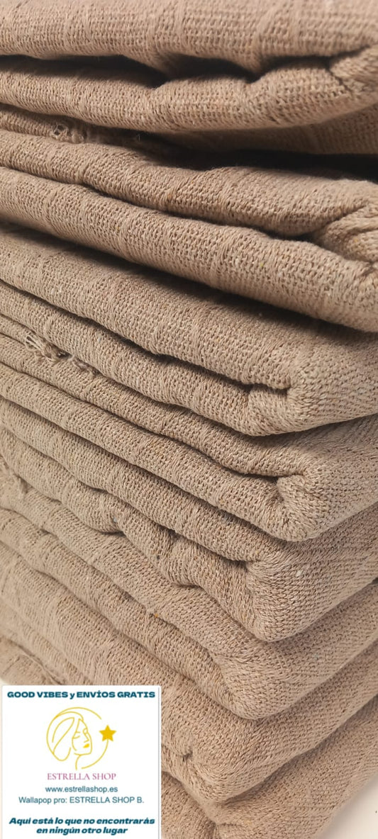 JARAPA CAMEL Y COLCHA MULTIUSOS 230X260 ALGODÓN 85% ES UN PRODUCTO ECOLÓGICO Y ARTESANAL.ENVÍO GRATIS SIN PEDIDO MÍNIMO.