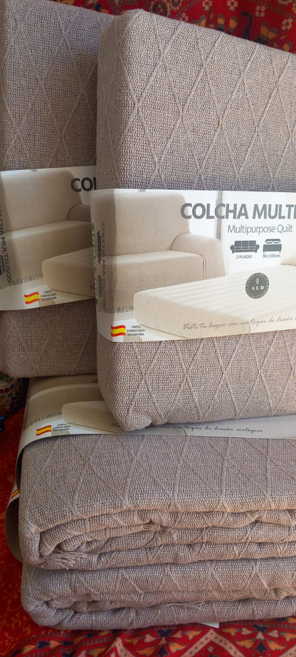 JARAPA CAMEL Y COLCHA MULTIUSOS 230X260 ALGODÓN 85% ES UN PRODUCTO ECOLÓGICO Y ARTESANAL.ENVÍO GRATIS SIN PEDIDO MÍNIMO.