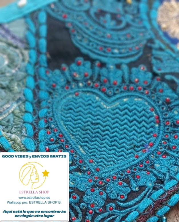 Textil artesanal boho para puertas y paredes · Color y encanto en patchwork. Envío gratis sin pedido mínimo.