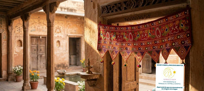 TORÁN RAJASTHANI DE CASI 110CM ELABORADO ARTESANALMENTE EN INDIA PIEZA ÚNICA Y MUY ESPECIAL CON ENVÍO GRATIS SIN PEDIDO MÍNIMO.