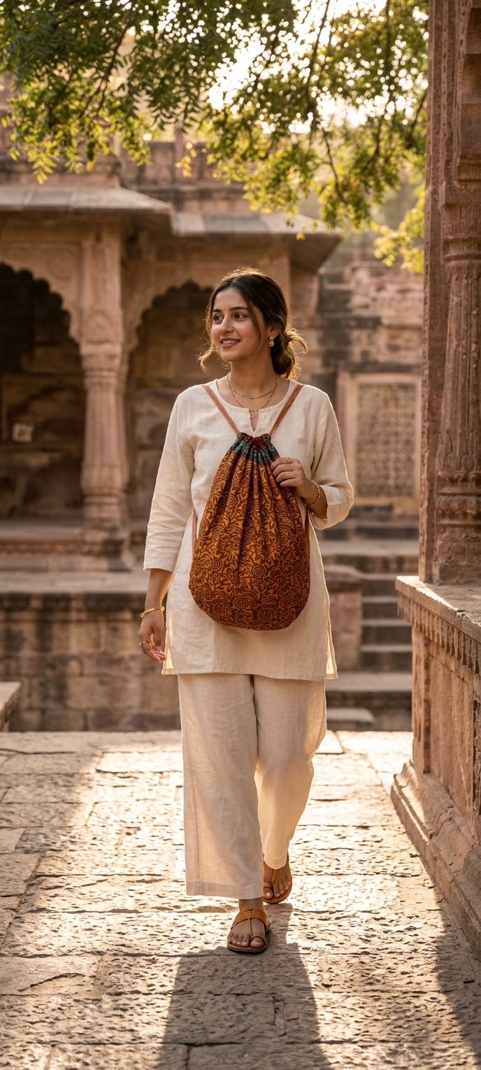 Mochila Saree de estilo bohemio: lleva un poquito de magia contigo,envío gratis sin pedido mínimo.