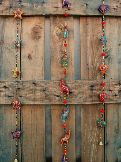 COLGADOR DE CORAZONES EN TELA.ENVÍO GRATIS SIN PEDIDO MÍNIMO.