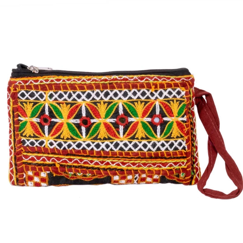 NECESER DE ALGODÓN BANJARA,ARTESANÍA INDIA ÚNICA,ES ENVÍO GRATIS SIN PEDIDO MÍNIMO.