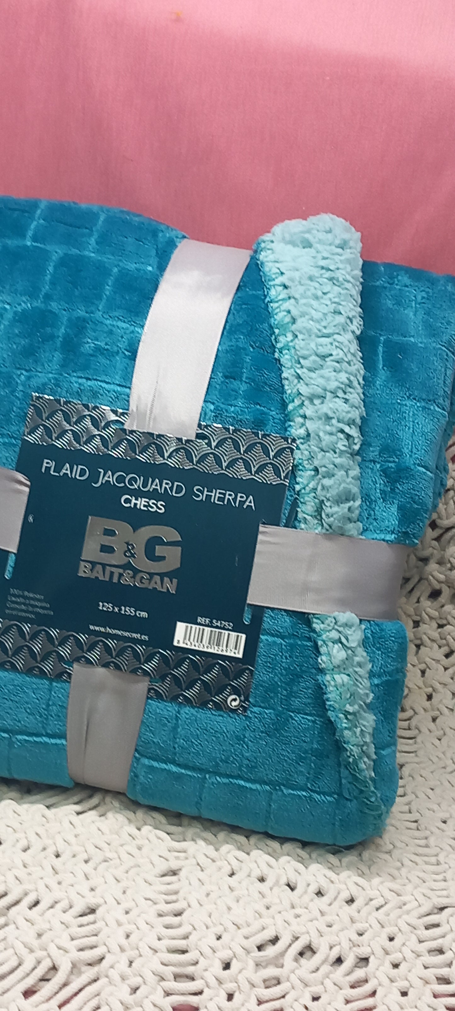 MANTA PLAID SHERPA BORREGUITO EFECTO ACOLCHADA TERCIOPELO Y SHERPA.ENVÍO GRATIS SIN PEDIDO MÍNIMO.