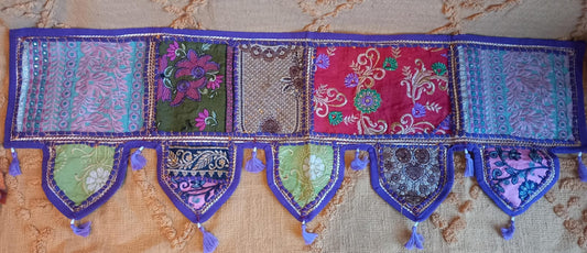 TORÁN BORDADO PATCHWORK PARA EMBELLECER Y ATRAER BUENAS ENERGÍAS,HECHO A MANO Y ES UNA PIEZA ARTESANAL ÚNICA.ENVÍO GRATIS SIN PEDIDO MÍNIMO.