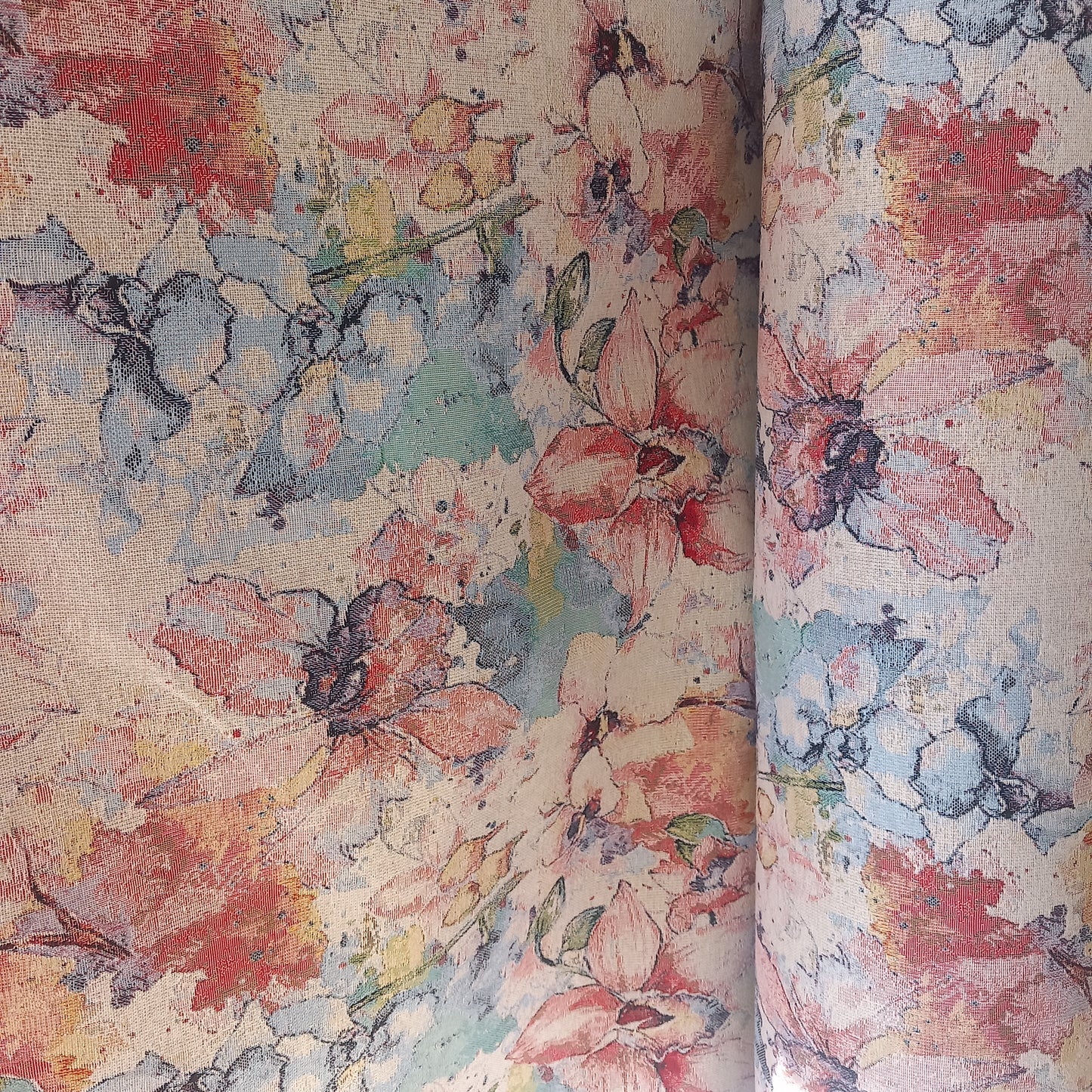 TELA DOBLE DE ANCHO VIBRAS DEL BOSQUE,ENVÍO GRATIS SE VENDE POR METROS Y ES DOBLE DE ANCHO