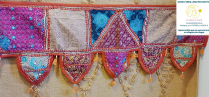 TORÁN BORDADO PATCHWORK PARA EMBELLECER Y ATRAER BUENAS ENERGÍAS,HECHO A MANO Y ES UNA PIEZA ARTESANAL ÚNICA.ENVÍO GRATIS SIN PEDIDO MÍNIMO.